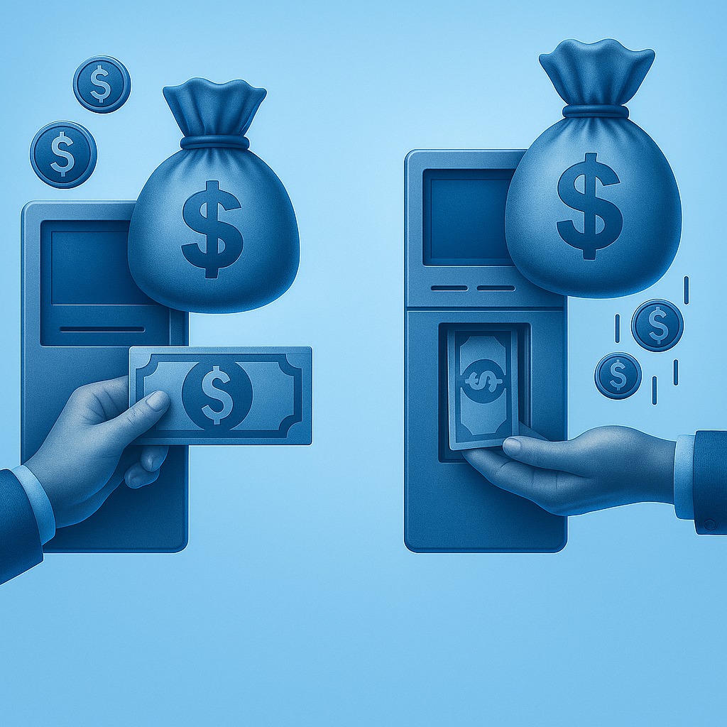 Deposit Withdrawal Illustration